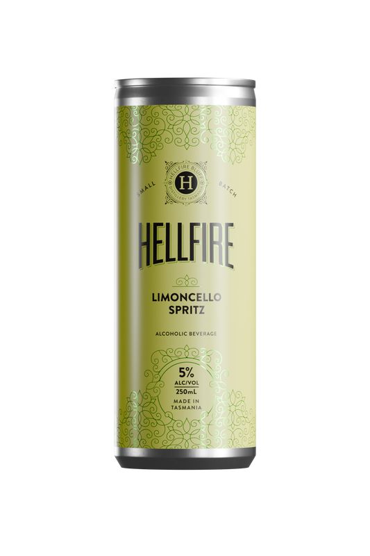 Limoncello Spritz Cans – Tasmanian ready-to-drink citrus spritz with lemon and lemon myrtle flavour