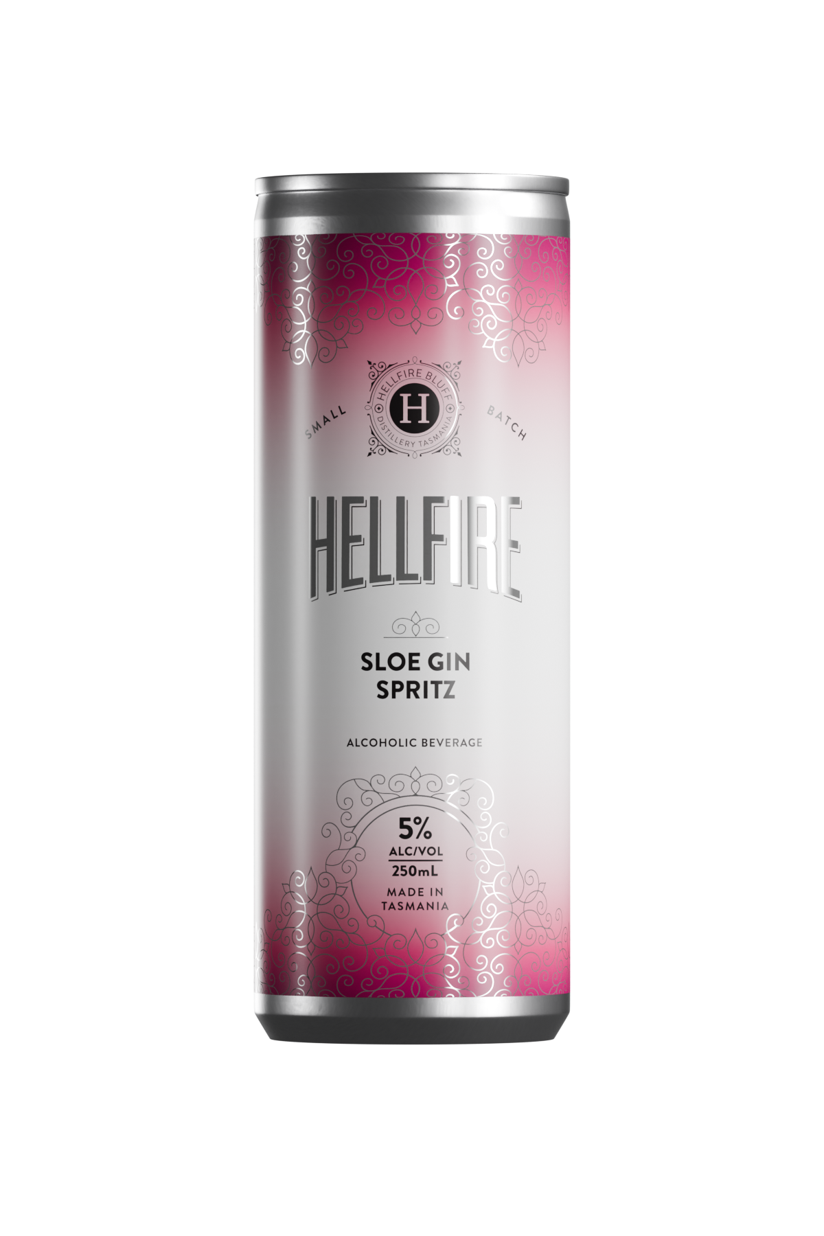Sloe Gin Spritz canned sparkling ready-to-drink beverage with Tasmanian wild sloe berries