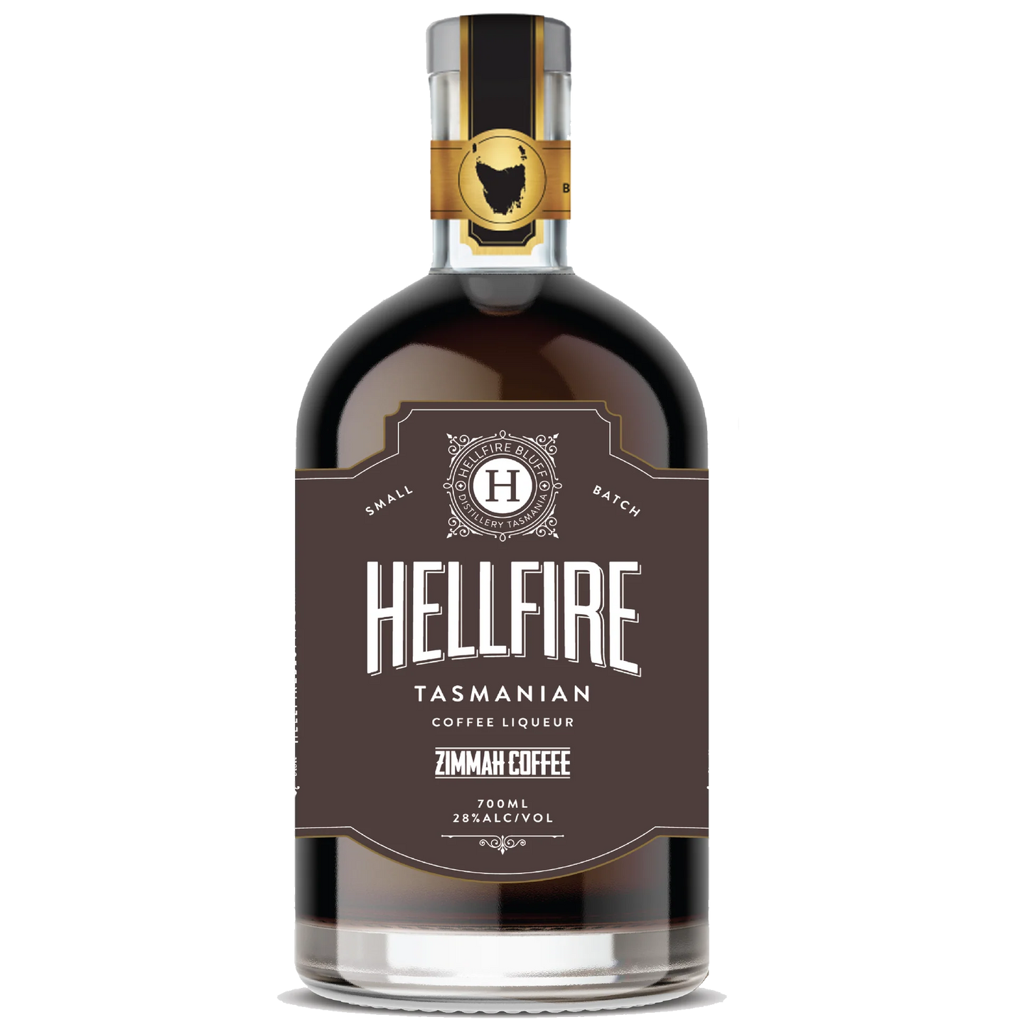 Hellfire Bluff Coffee Liqueur Bottle