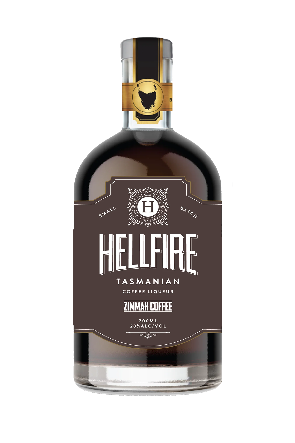 Hellfire Bluff Coffee Liqueur Bottle