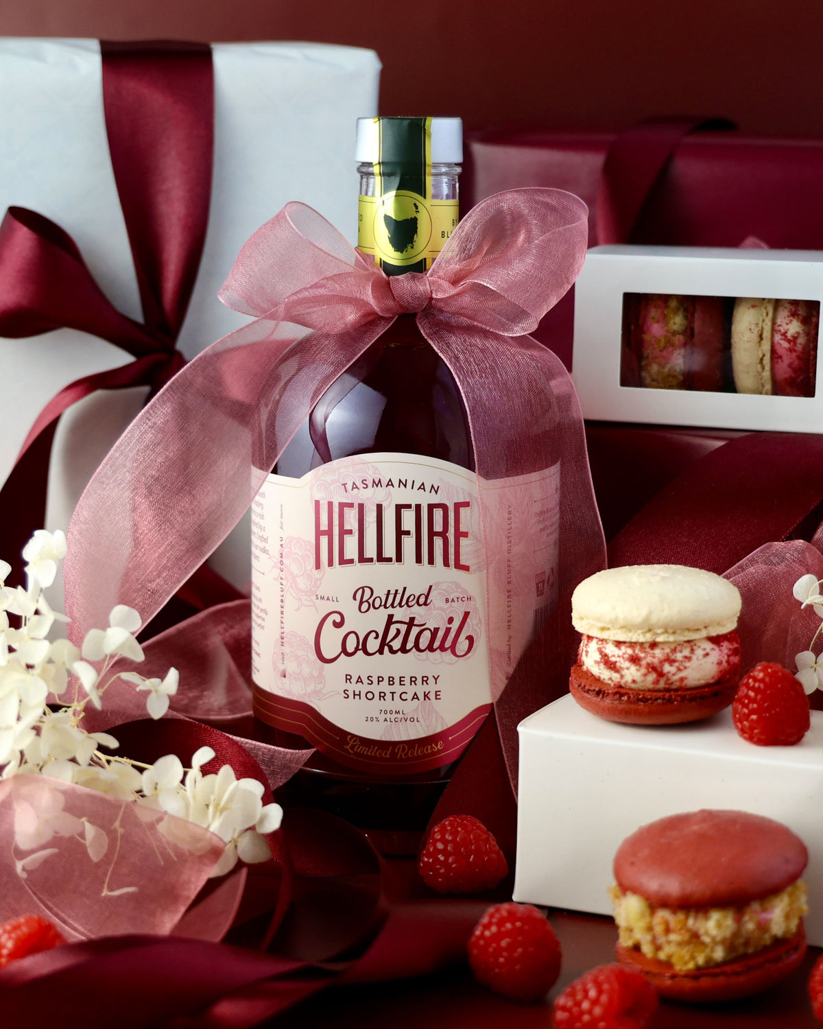Raspberry Shortcake Bottled Cocktail